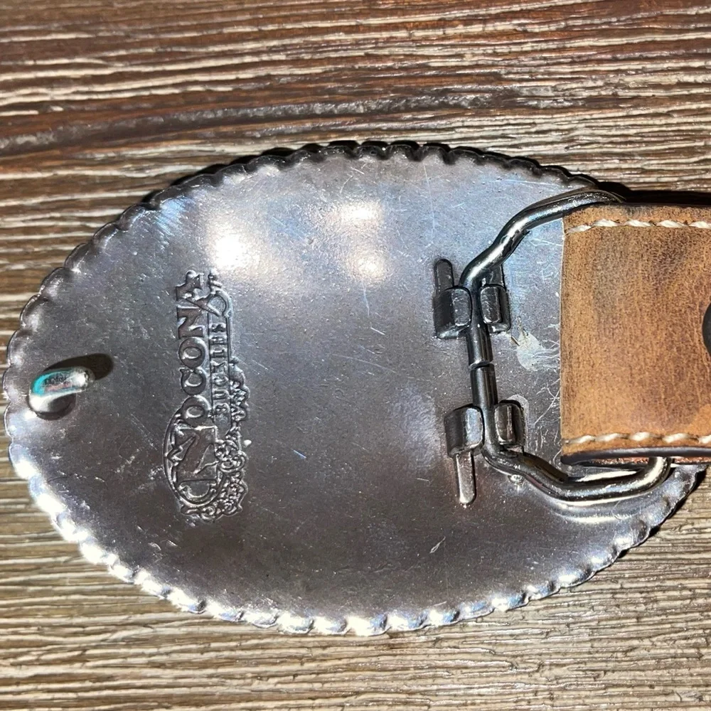 Nocona Young Cowboy/girl Belt With Nocona Buckle & Buckle Bundle Mexico & Taiwan